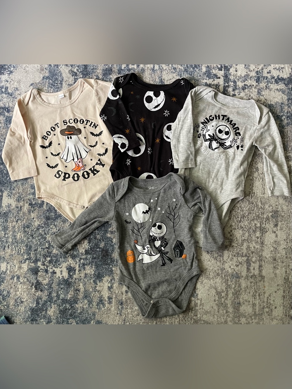 Halloween 6-9 Month Onesies